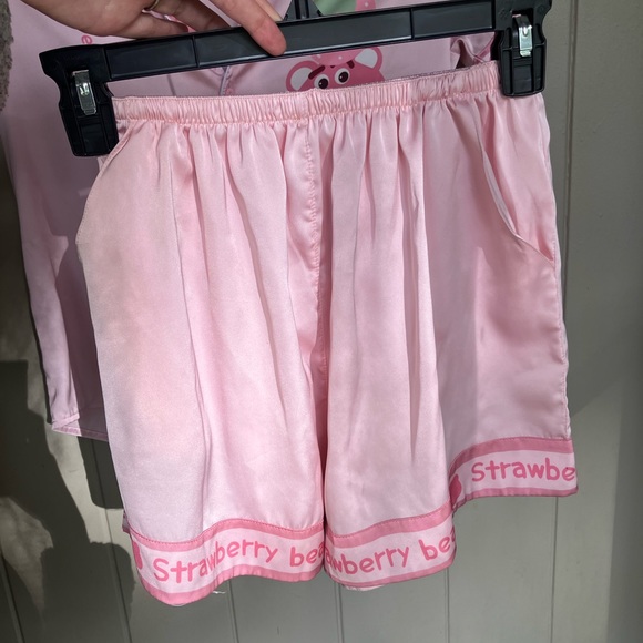 Disney strawberry bear satin pajamas - Picture 3 of 5